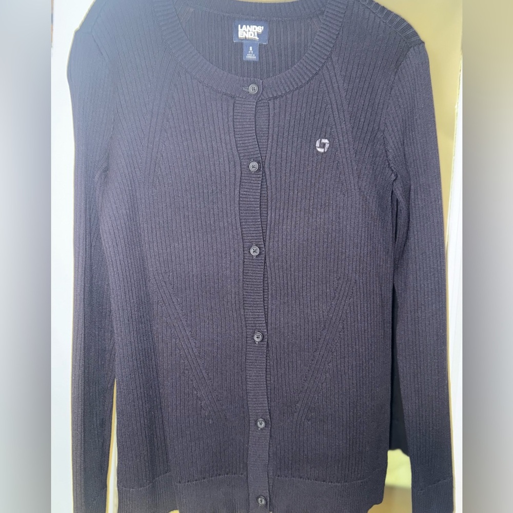 Lands' End Chase Bank Women’s Cardigan like new - Picture 7 of 7